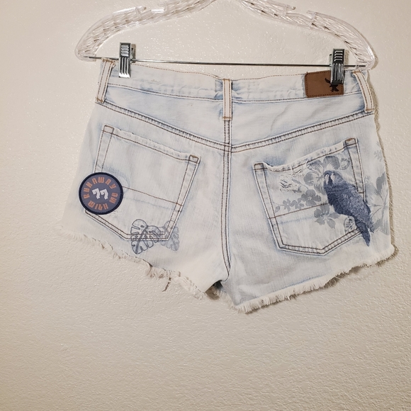 UniqueAmerican Eagle vintage high rise jean short - Picture 7 of 13